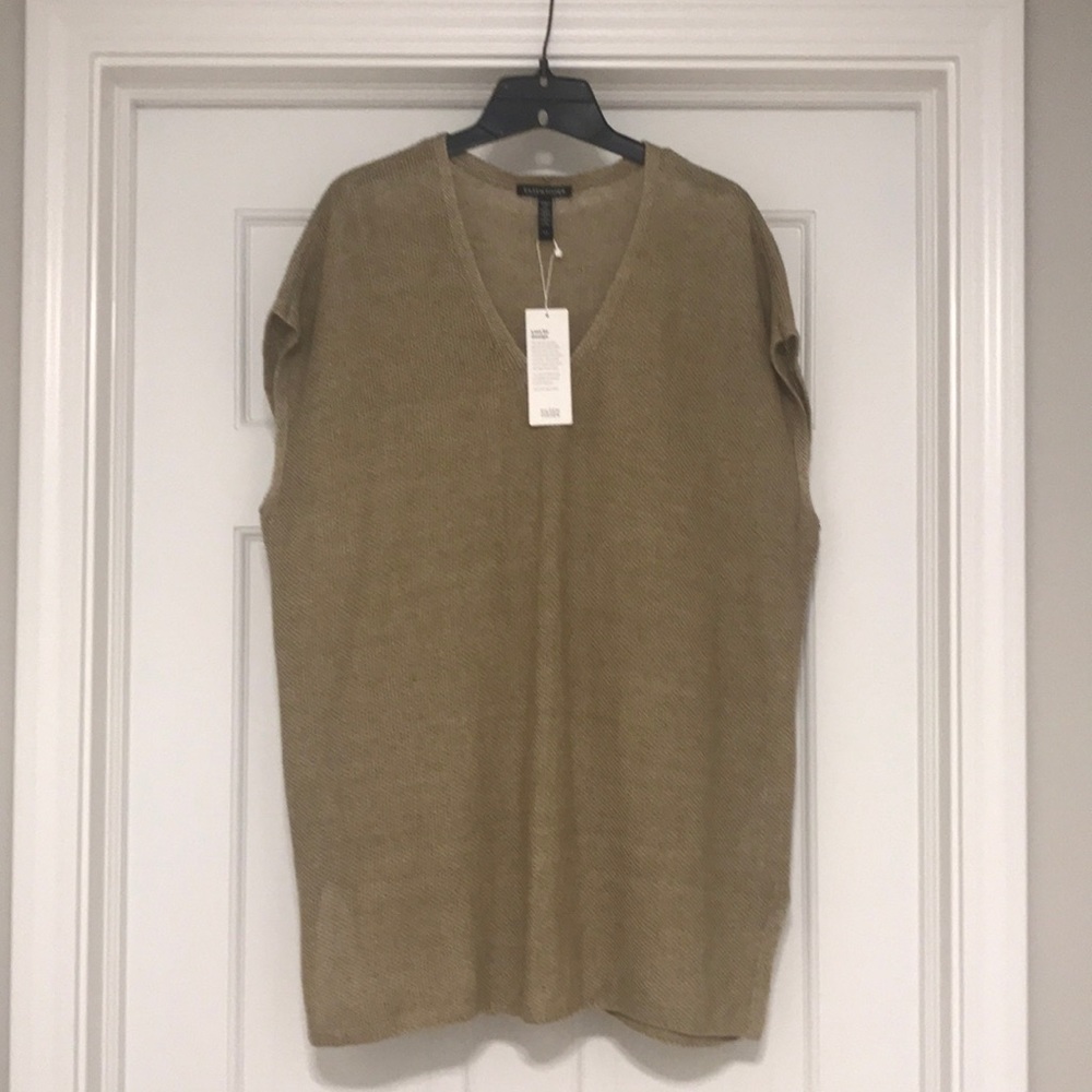 Eileen Fisher linen tunic top